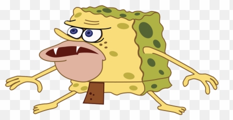 Phantomforsnapchat - Caveman Spongebob No Background Emoji