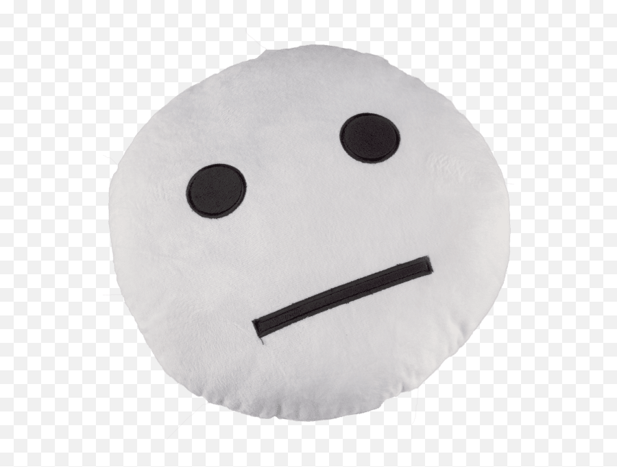 Meh Face Pillows - Circle Emoji,Meh Emoticon