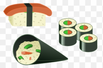 Sushi - Different Types Of Sushi Emoji,Sushi Roll Emoji