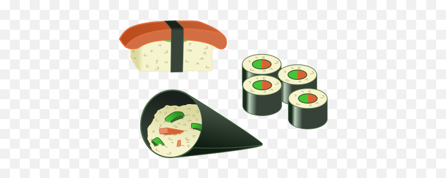 Sushi - Different Types Of Sushi Emoji,Sushi Roll Emoji