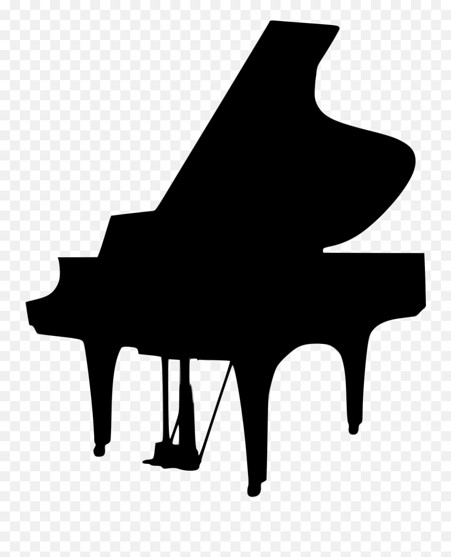 Grand Piano Musical Keyboard Musical - Piano Silhouette Clipart Emoji,Piano Emoji Png