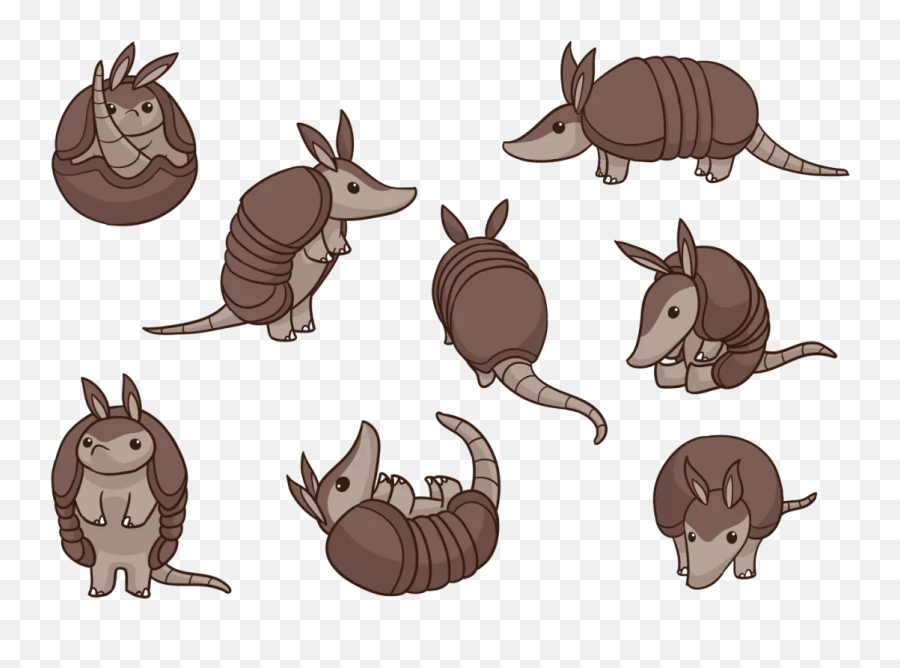 Cartoon Armadillo Images - Armadillo Vector Png Emoji,Armadillo Emoji