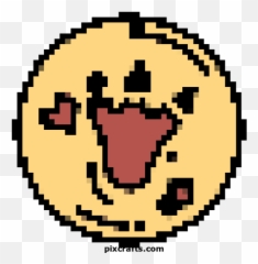 Dinosaur - Watchmen Smiley Face Pixel Art Emoji