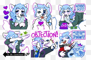 Tamin Telegram Stickers Weasyl - Cartoon Emoji,Telegram Emoji Stickers