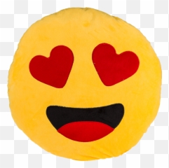 Plush Pillow Emoji With In Love Face - Se Srdíkem