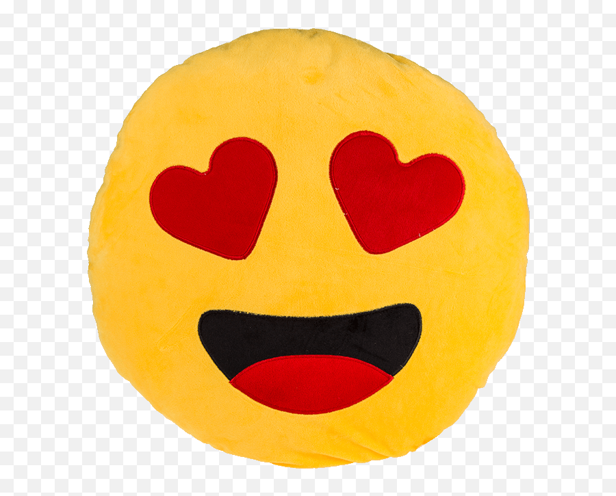 Plush Pillow Emoji With In Love Face - Emoji Se Srdíkem,Iemoji
