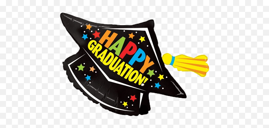 32 Giant Happy Graduation Cap And Tassel Balloon - Happy Graduation Emoji,Grad Cap Emoji
