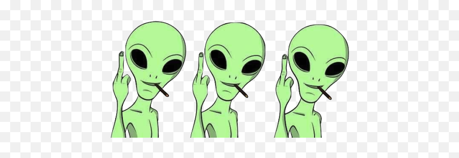 Alien Wallpaper Tumblr - Aliens With Middle Finger Emoji,Alien Emoji Tumblr