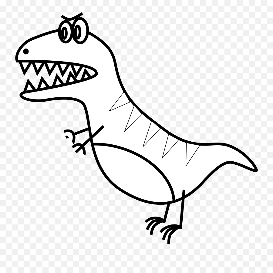 Easy T Rex Clipart - T Rex Clip Art Emoji,T Rex Emoji
