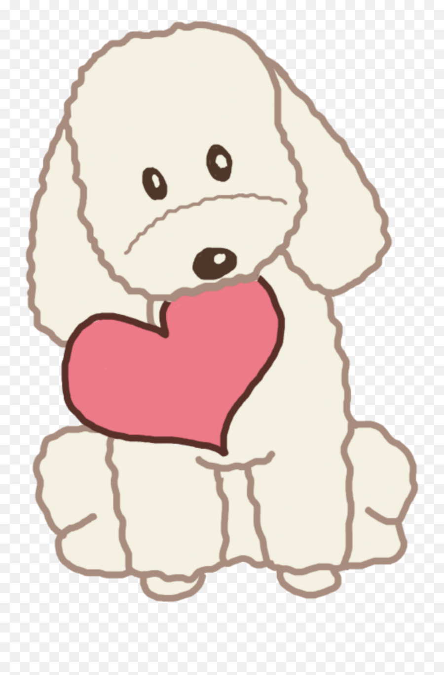 Trending Poodle Stickers - Cartoon Emoji,Poodle Emoji