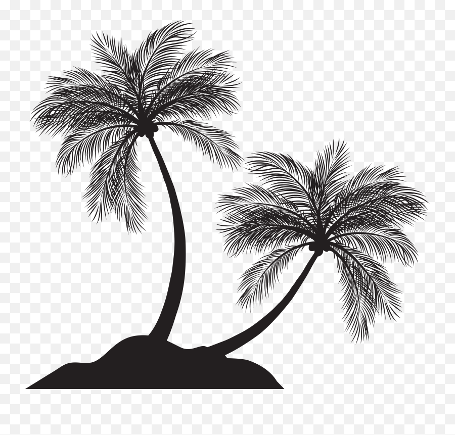 Free Clipart Palm Tree Silhouette Emoji,Palm Tree Emoji Png