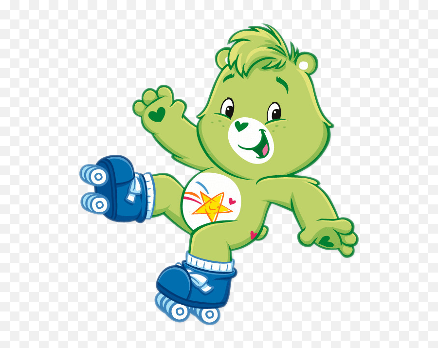 Green Clipart Care Bear Green Care Bear Transparent Free - Green Care Bears Png Emoji,Care Bear Emoji