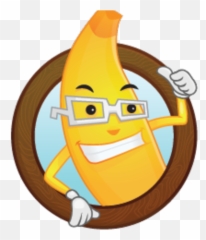 Smiley Clipart Banana Smiley Banana - Bananadesk Emoji,Banana Emoticon