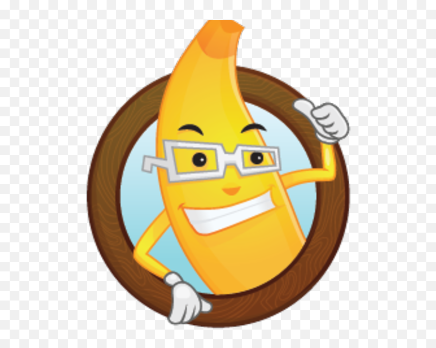Smiley Clipart Banana Smiley Banana - Bananadesk Emoji,Banana Emoticon