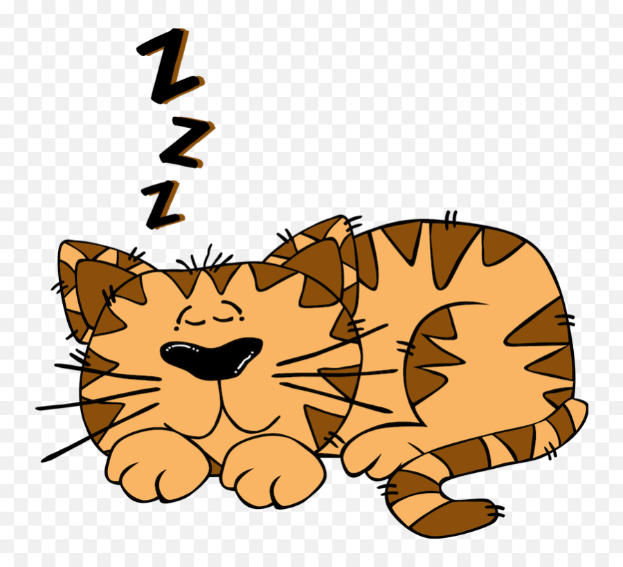 Free Picture Of A Person Sleeping Download Free Clip Art - Cat Is Sleeping Cartoon Emoji,Asleep Emoji