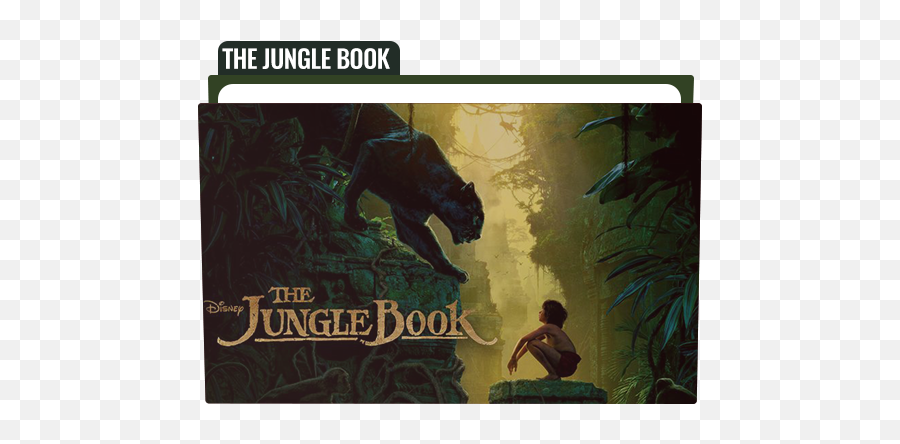 The Jungle Book Folder Icon Free Download - Designbust Jungle Book Book Emoji,Jungle Emoji