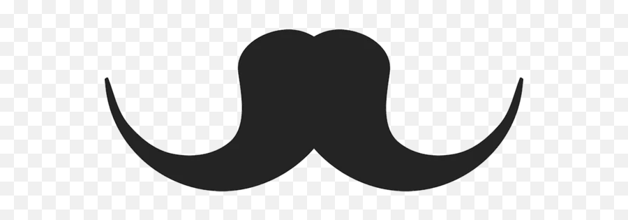 Moustache Rubber Stamps - Clip Art Emoji,Handlebar Mustache Emoji