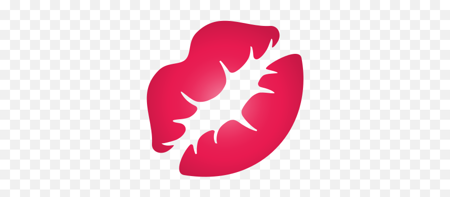 Kiss Mark Icon - Emblem Emoji,Kiss Mark Emoji Png