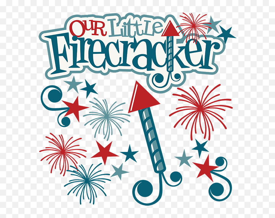 Clipart Fireworks Svg Clipart Fireworks Svg Transparent - Our Little Firecracker Png Emoji,Firecracker Emoji