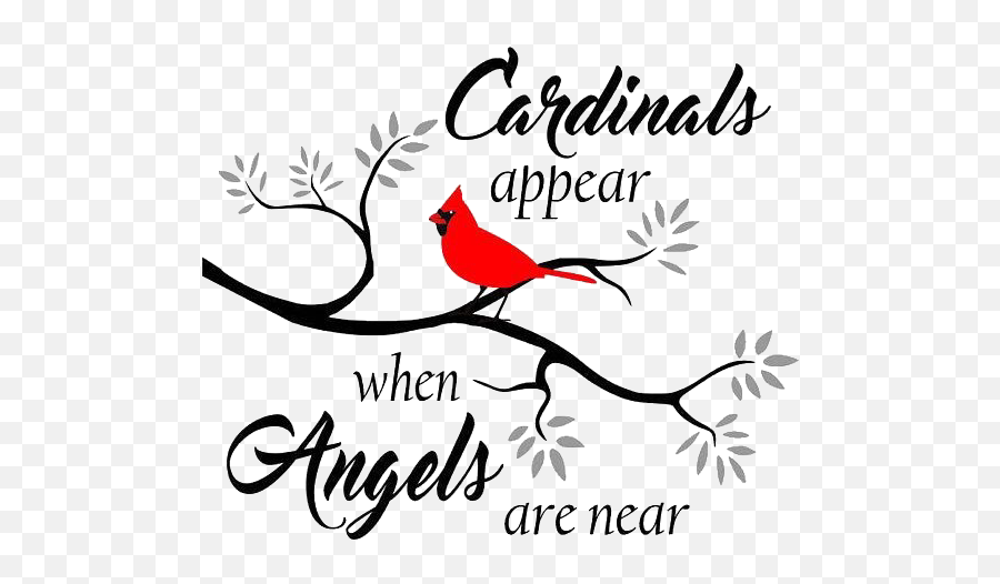 To - Cardinals Appear When Angels Are Near Emoji,Cardinals Emoji