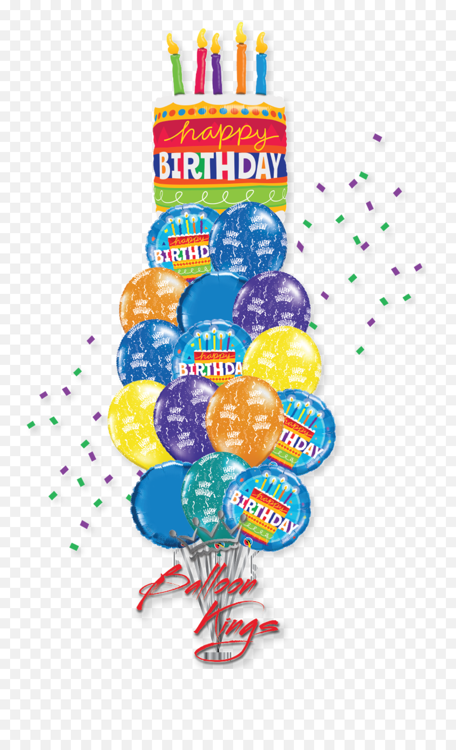 Hb Cake U0026 Candles Bouquet - Happy Birthday Emoji,Emoji Birthday Candles