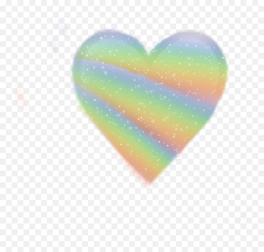 Rainbow Heart Sticker By Gigiandreazza - Girly Emoji,Heart With Sparkles Emoji