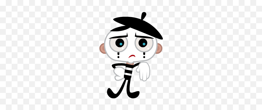 Mime - Mime Transparent Gif Emoji,Mime Emoji