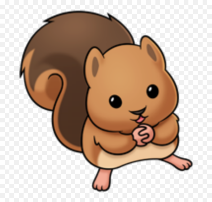 Scsquirrel Squirrel Cute Animal Ftestickers - Cute Squirrel Clip Art Emoji,Squirrel Emoji
