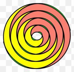Double Spiral Thick Lines - Clip Art Emoji