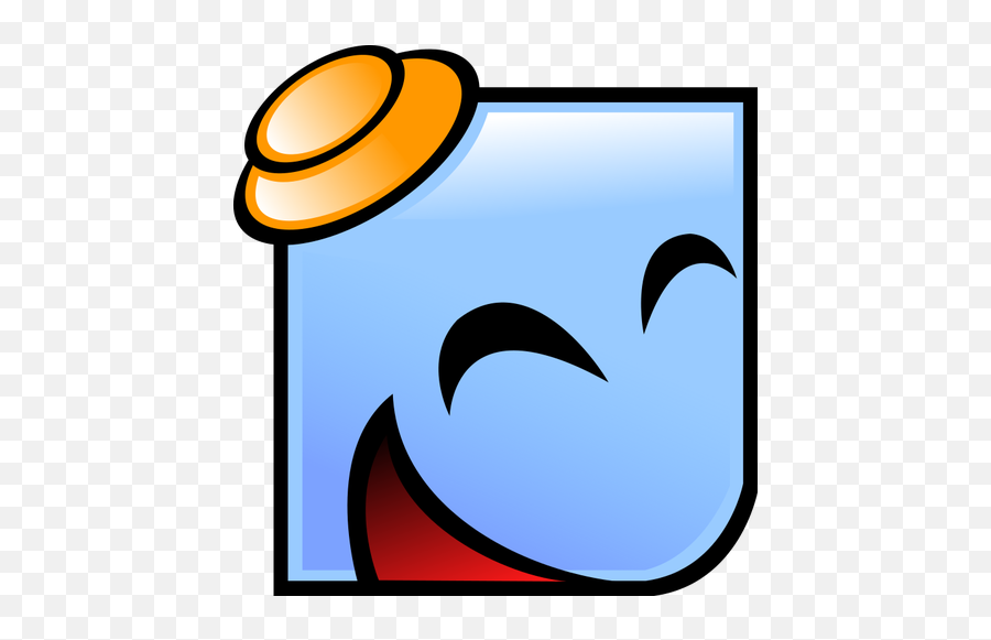 Smiley With Hat - Clip Art Emoji,Thinking Emoji