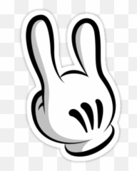 Mickey Hand Rock - Mickey Rock Hand Png Emoji,Shocker Emoji
