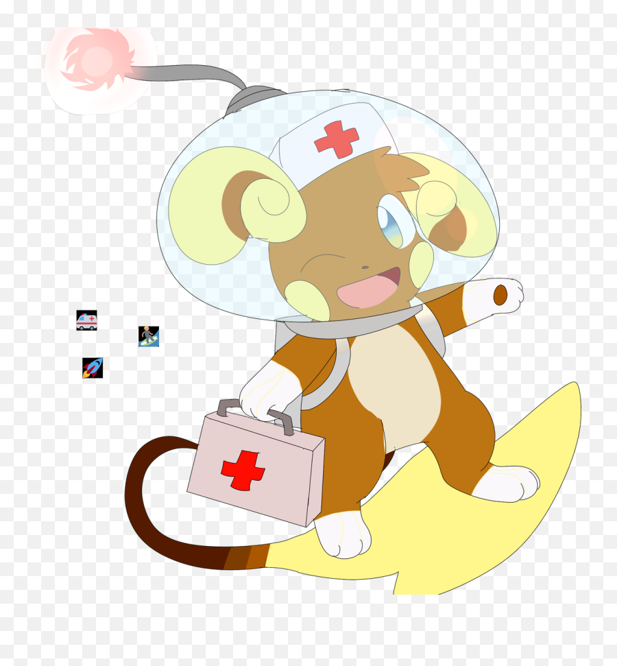 Alolan Space Nurse Pancake Part Of - Cartoon Emoji,Nurse Emoji