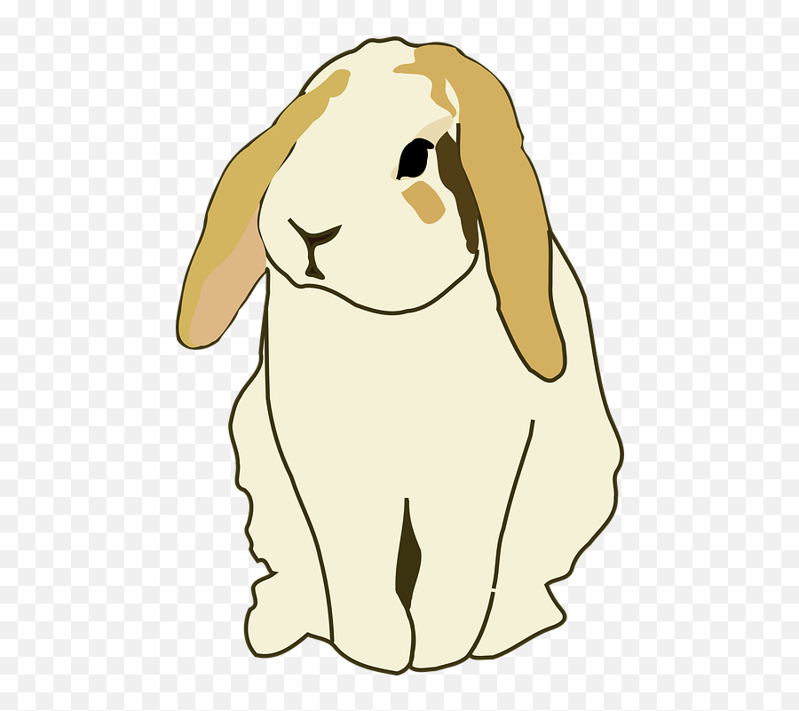 Rabbit Floppy Bunny - Lop Bunny Clip Art Emoji,Bunny Ears Emoji
