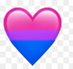 Bi Bipride Heart Emojiheart Blue Purple - Heart,Bi Pride Flag Emoji