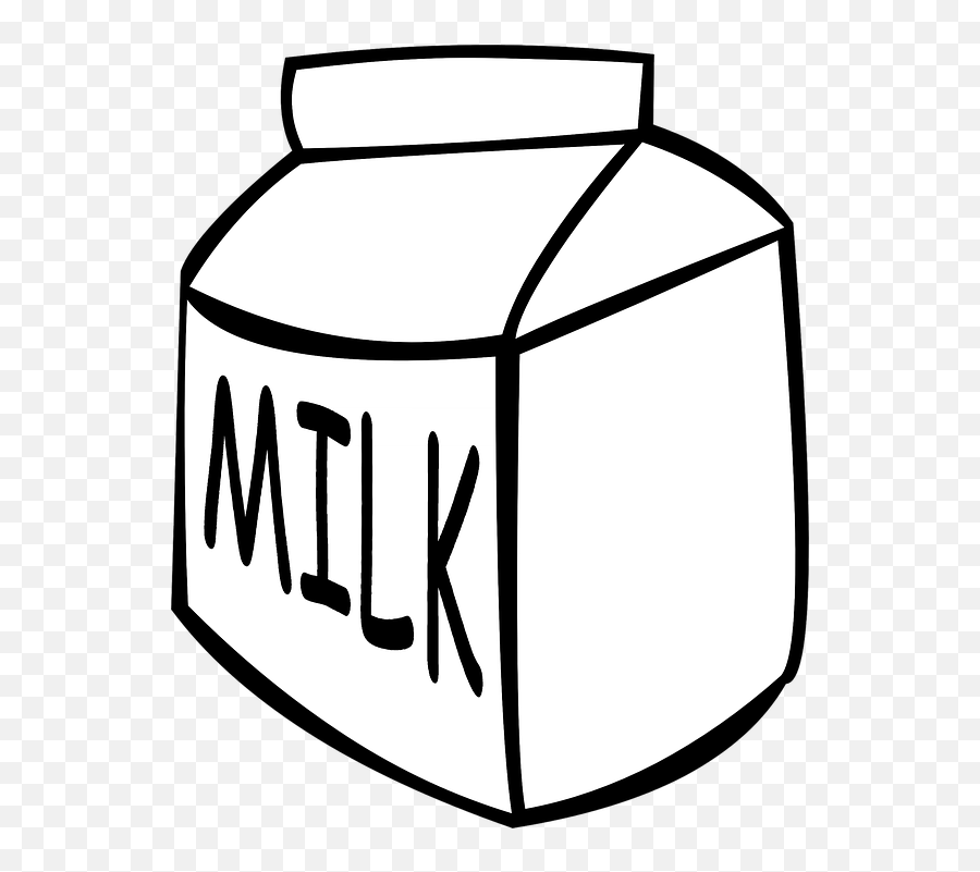 Milk Carton Drink - Simple Drawing Of Milk Emoji,Milk Carton Emoji