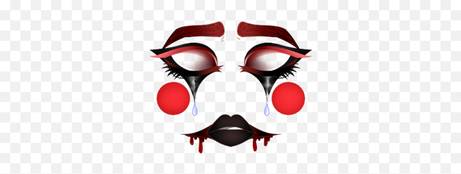 Sad Clown Png Picture - Roblox Face Clown Makeup Emoji,Sad Clown Emoji