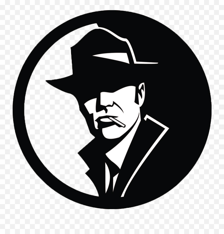 Detective Clipart Symbol Detective - Detective Silhouette Emoji,Investigator Emoji