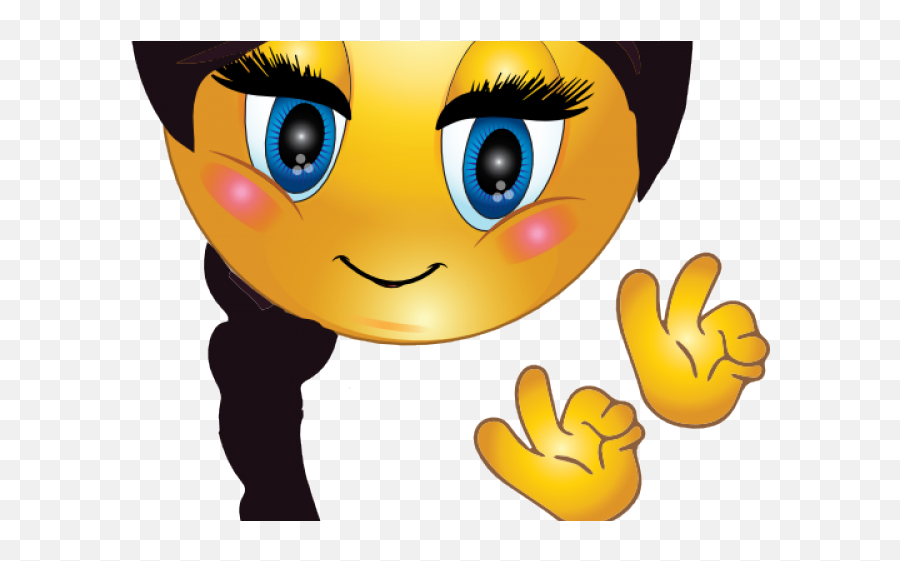 Emoji Face Clipart Female - Female Smiley Face Emoji,Female Emoji Faces
