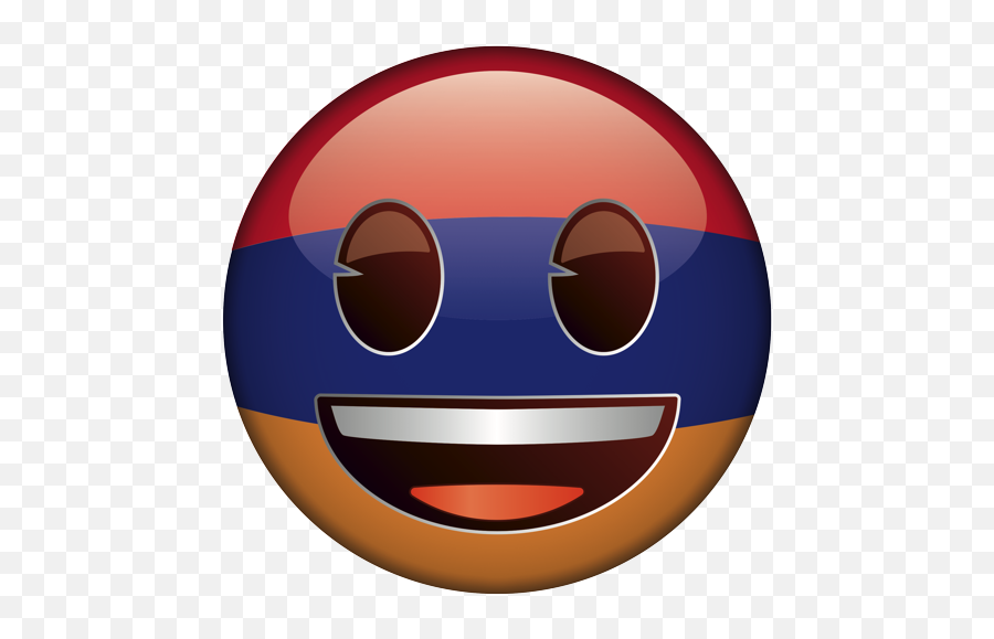 Armenia Grinning Face - Circle Emoji,British Flag Eyes Emoji