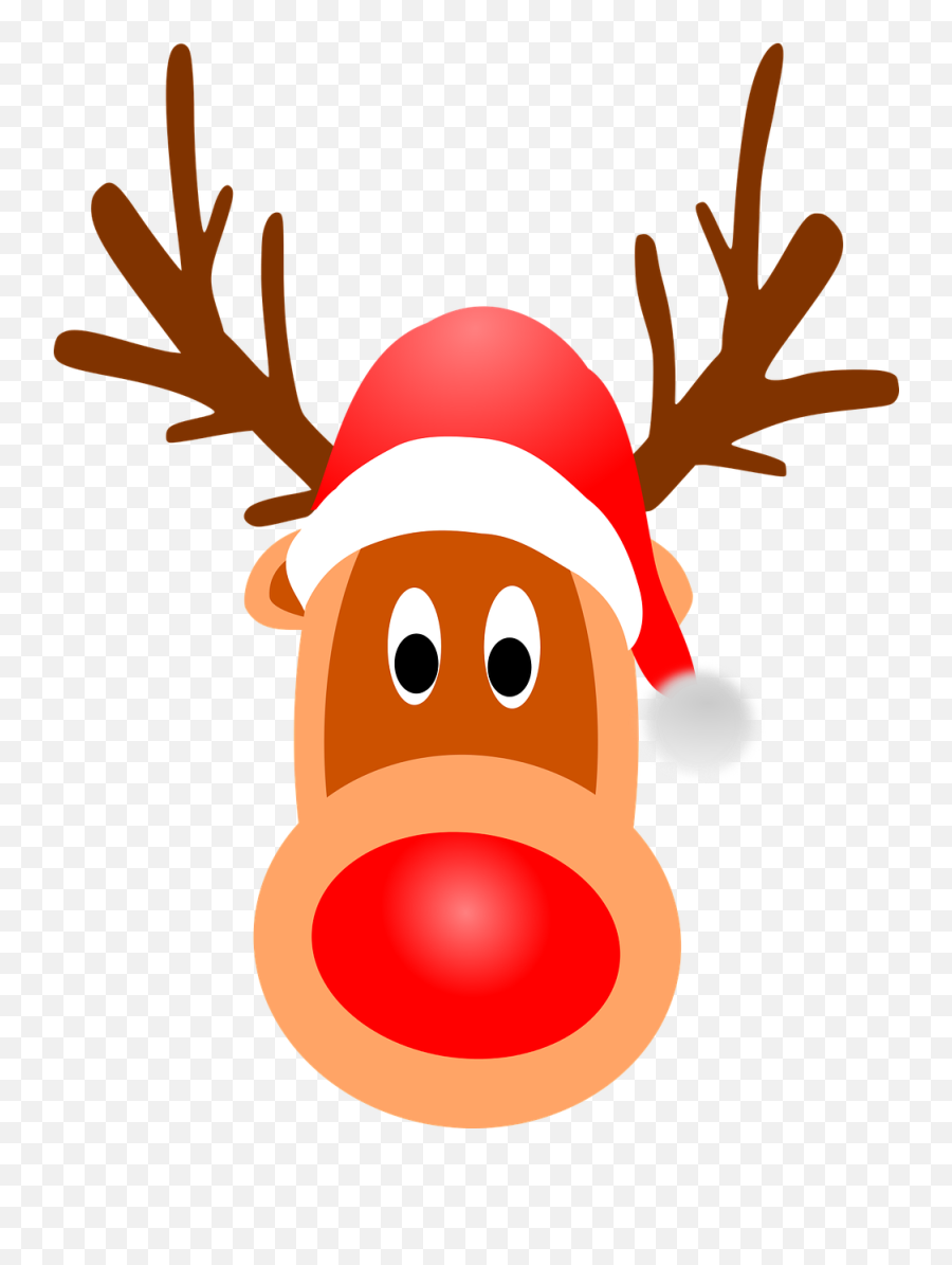 Download Free Photo Of Reindeer Anthropomorphized Animals - Reindeer Christmas Antlers Clipart Emoji,Santa Emoji