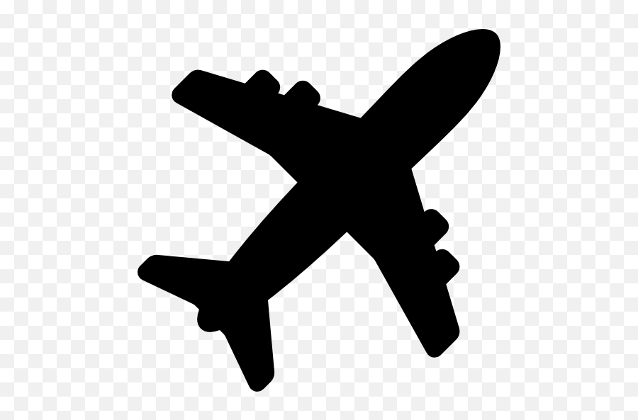 Airplane Shape Free Vector Icons Designed - Transparent Airplane Silhouette Png Emoji,Plane Emoji