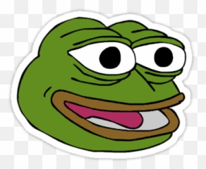 Pin - Frog Pepe Smile Emoji,Obama Emoticon