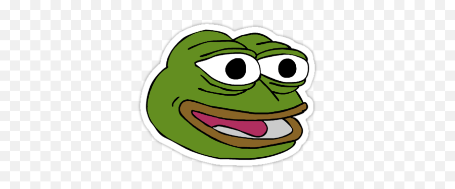 Pin - Frog Pepe Smile Emoji,Obama Emoticon
