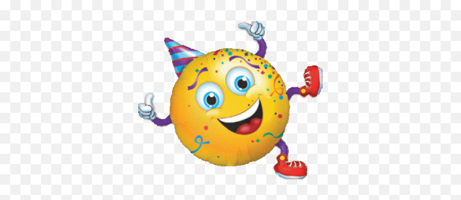 Folienballon Party - Emoji Transparent Background Party,Party Emoticon