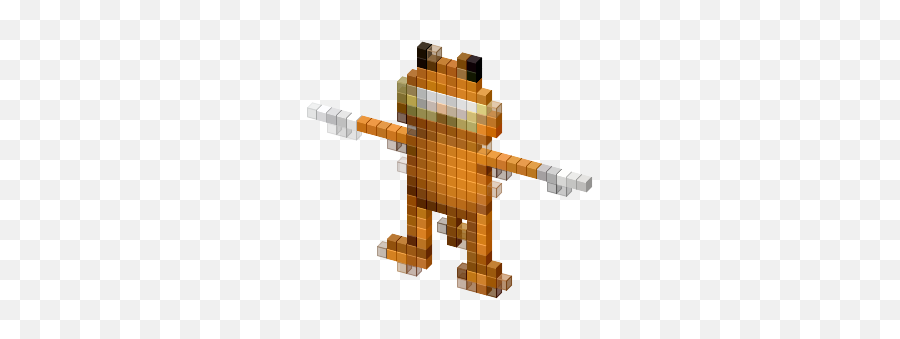 T Pose Garfield Cursor - Garfield T Pose Emoji,T Pose Emoji