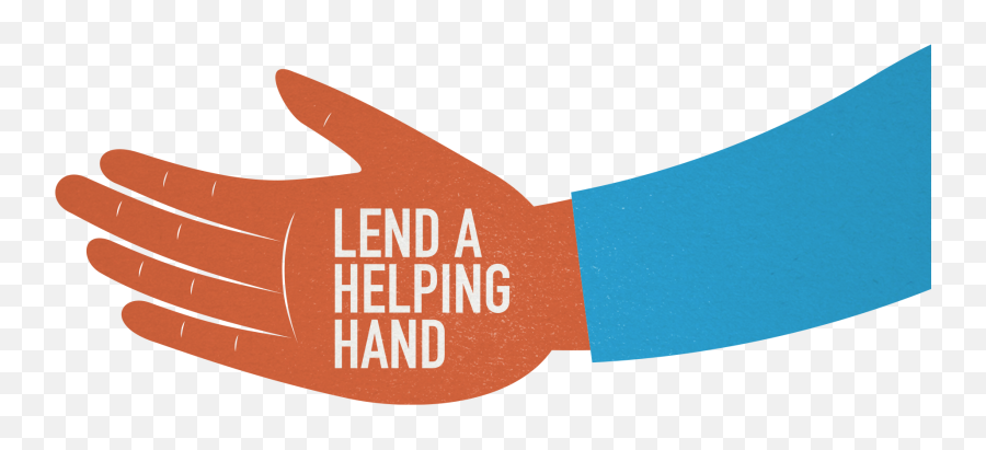 Helping Hand Clipart Png - Lend A Helping Hand Png Emoji,Happy Hands Emoji