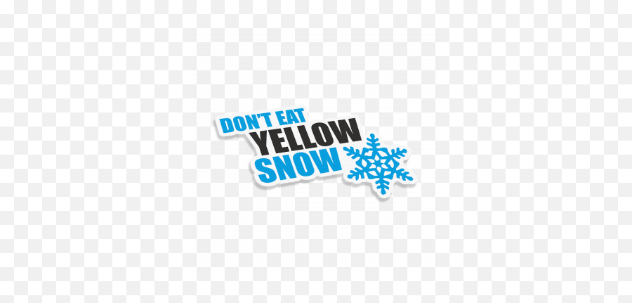 Donu0027t Eat Yellow Snow V2 Stickers Car Moto Bike 3d - Graphic Design Emoji,Emoji Titties