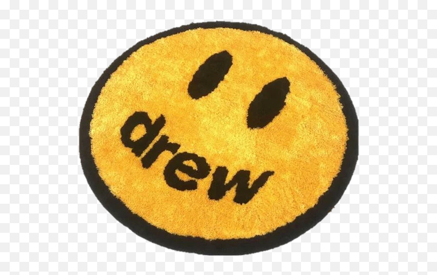 Drew House Smiley Rug - Circle Emoji,Insane Emoticon