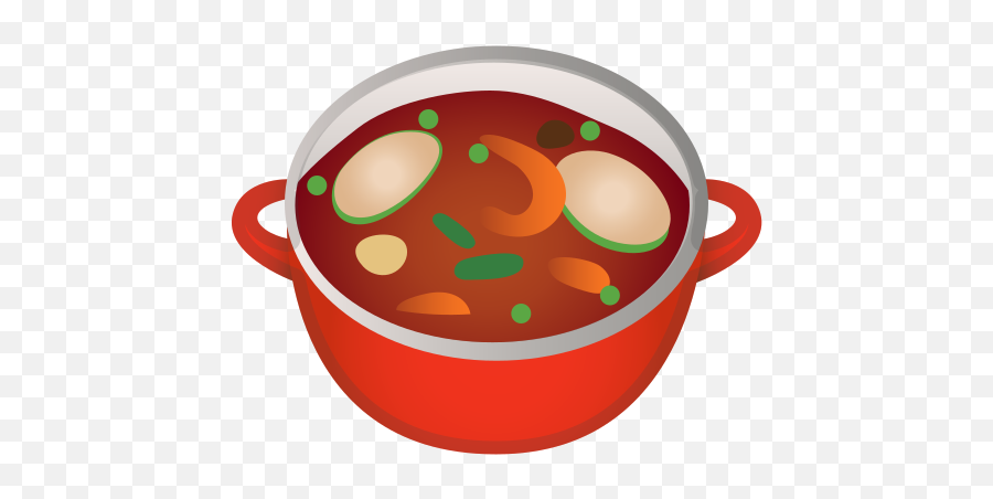 Pot Of Food Emoji - Stew Emoji,Food Emojis