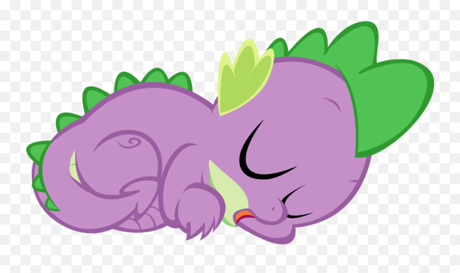 Sleeping Vector Lady Png Freeuse Download - Sleeping My Spike My Little Pony Sleeping Emoji,Bittersweet Emoji